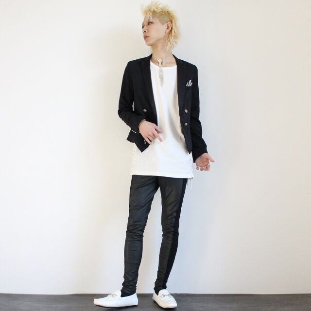 albino select】 モカシン風ビット付きフェイクレザードライビング