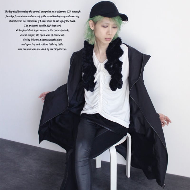 albino】 マキシZIPバルーンモッズコート | albino
