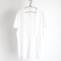 【albino】 クラッシュ加工ビッグカットソー
