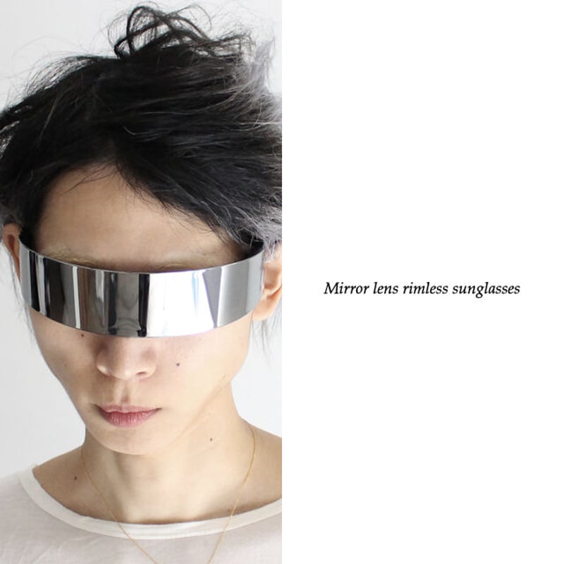 albino select】 ミラーレンズ仕様リムレスサングラス | albino