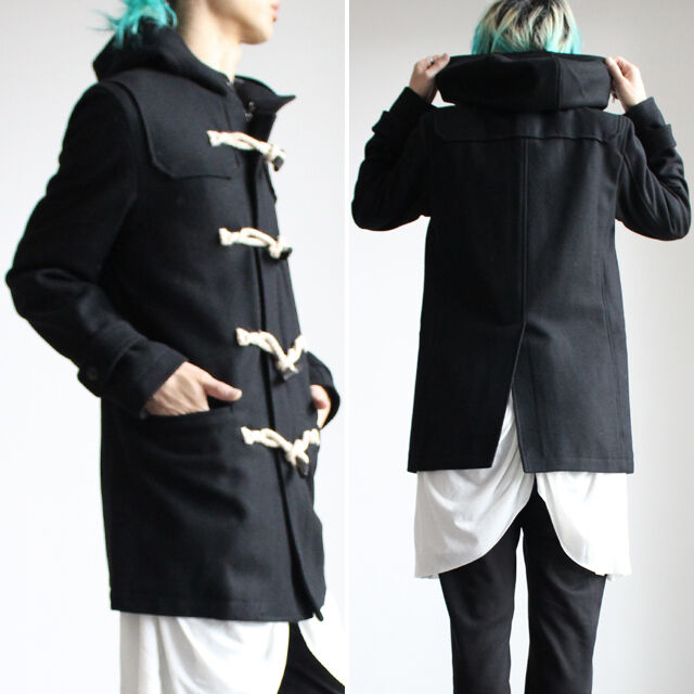 albino】 麻紐×トグルボタン留めウールダッフルコート | albino albino】 麻紐×トグルボタン留めウールダッフルコート | albino
