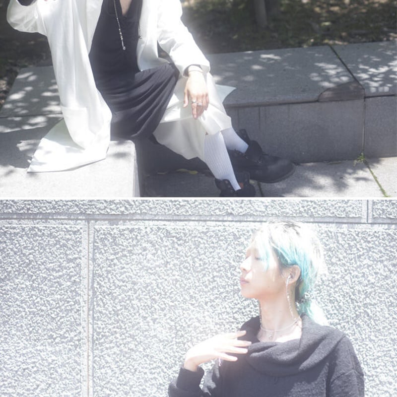 albino】 アックユランSV925トップ付きワイヤーネックバングル albino】 アックユランSV925トップ付きワイヤーネックバングル