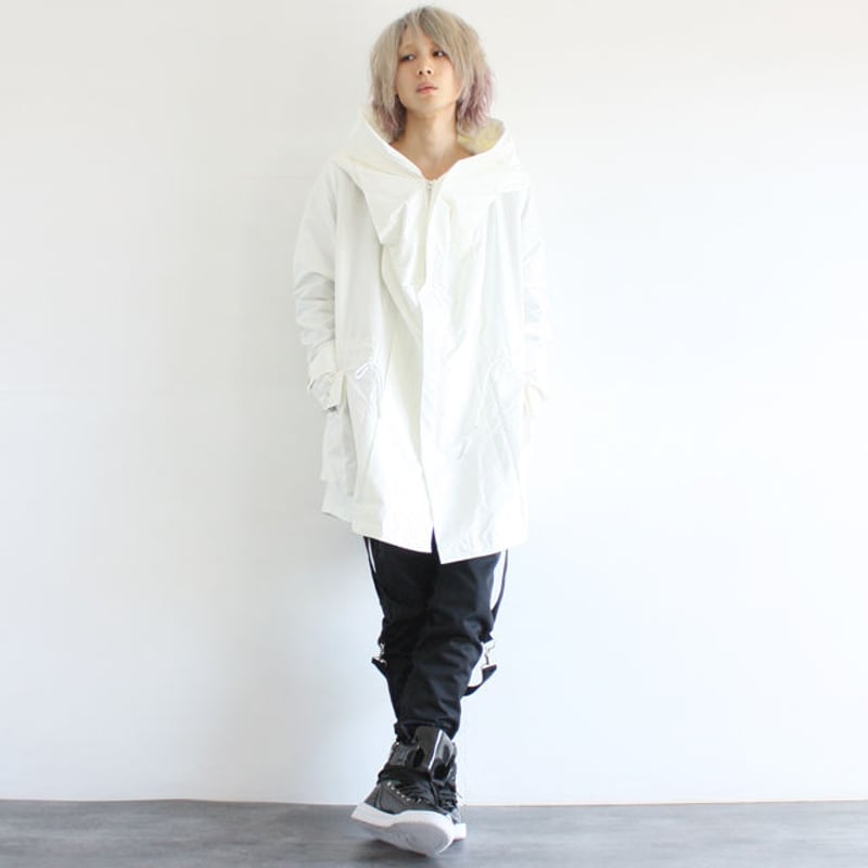 albino 男女兼用 ビックフードバルーンモッズコート ビッグフードバルーンモッズコート | モード系ファッションの