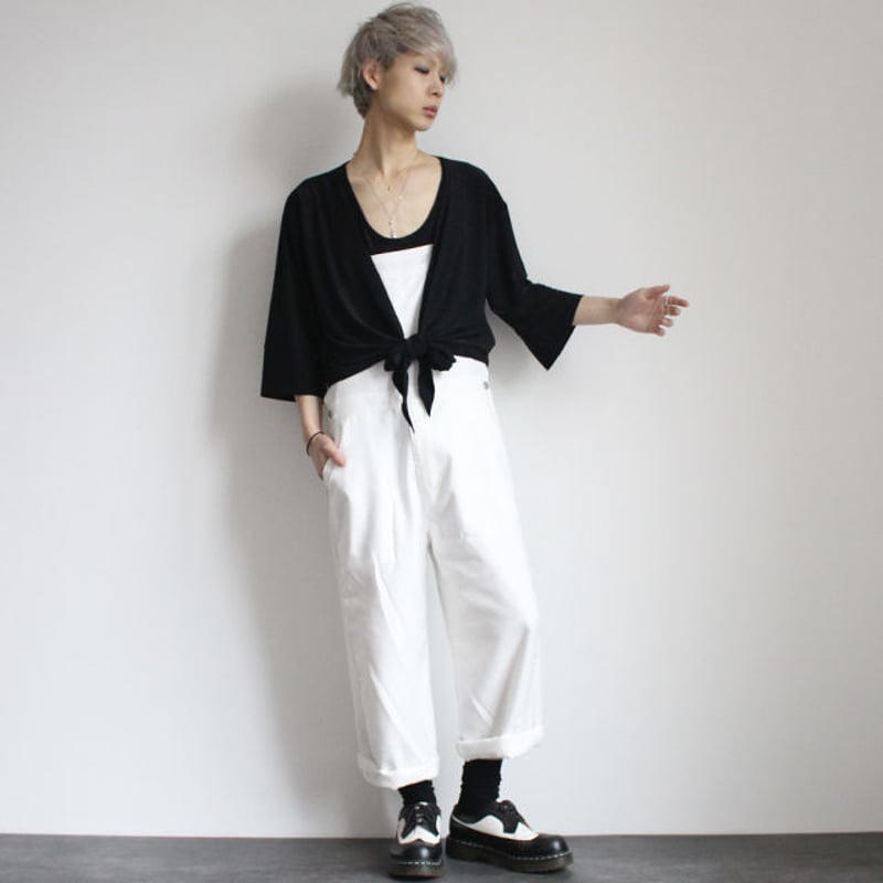 albino】 結びアレンジフレアスリーブボレロカーディガン | albino