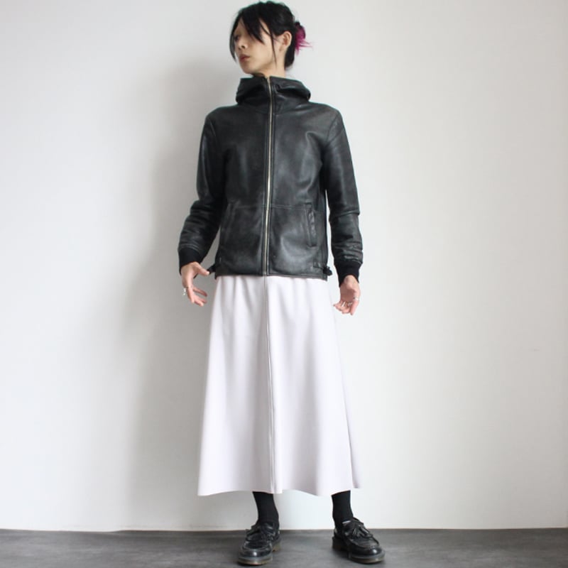 ロングスカート セール】 ライトダブルクロス エラスティックストレートスカート