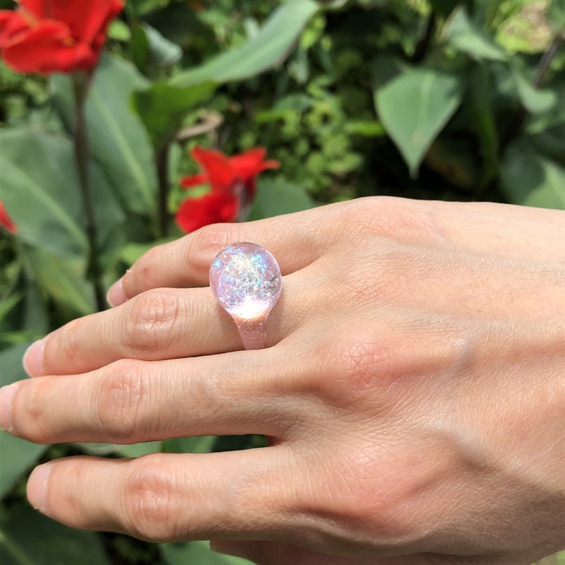 ボンボネロ クリスタルガラスフィン 切子ガラス ROSEWILD 小樽切子｜るりいろ｜ロック｜TOMICRAFT(トミクラフト)公式