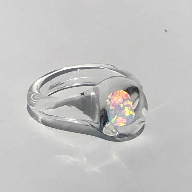 ガラスリング'opal' | shantiglass