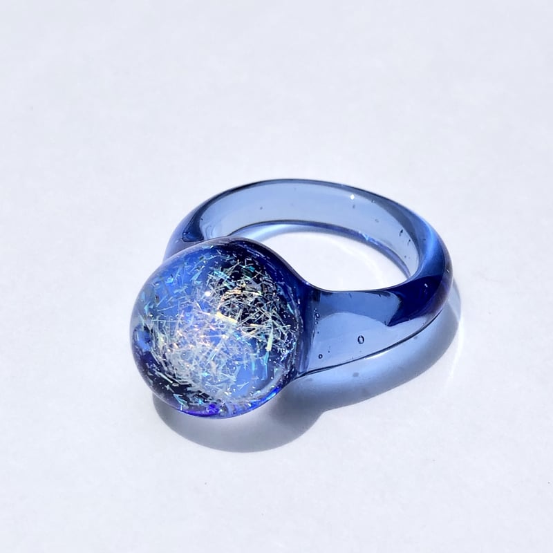 ガラスリング 15個 ガラスリング'銀河' | shantiglass