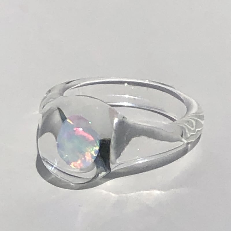 ガラスリング'opal' | shantiglass