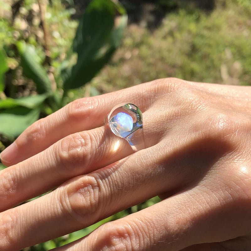 ガラスリング'opal' | shantiglass