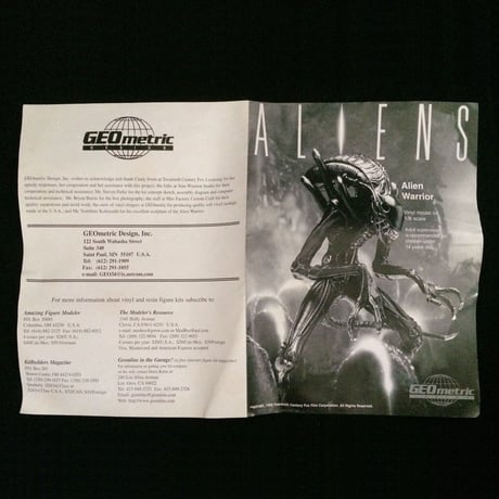 ALIENS     Alien Warrior       GEO metric