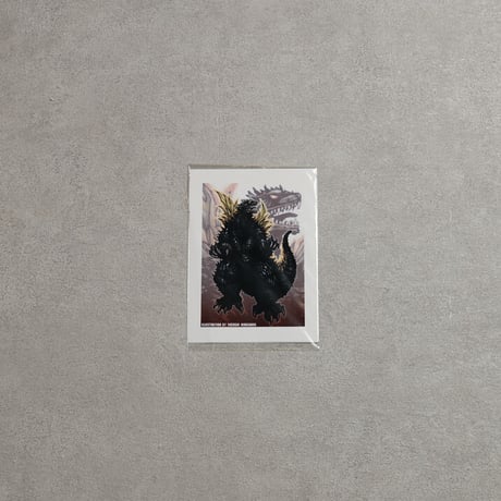 韮沢靖イラストイメージゴジラ（ガレージキット）