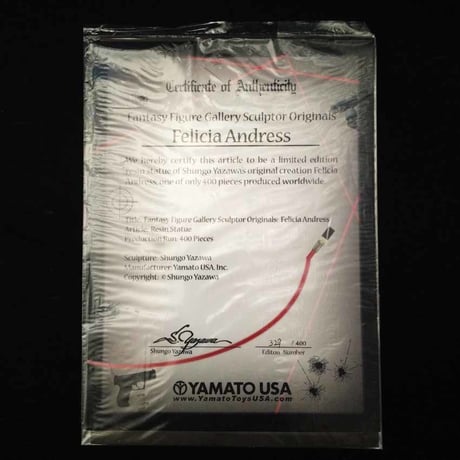 Felicia Andress by Shungo Yazawa    Fantasy Figure Gallery Series      YAMATO USA