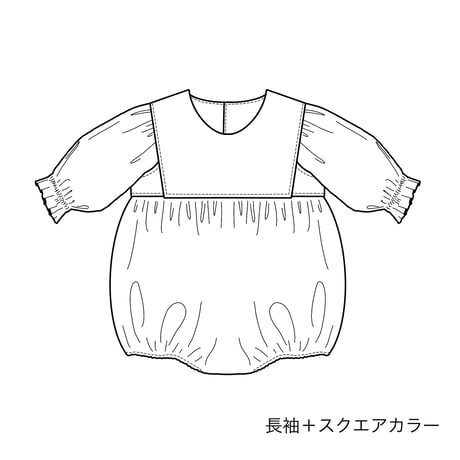 8wayベビーロンパース 90【A3/A4ダウンロード】