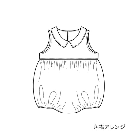 8wayベビーロンパース 90【A3/A4ダウンロード】