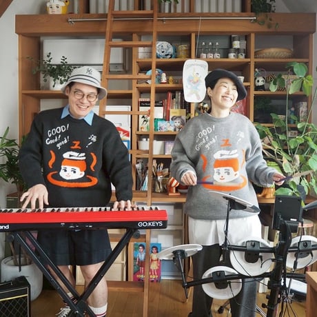 湯ニットセーター（ダークグレー）