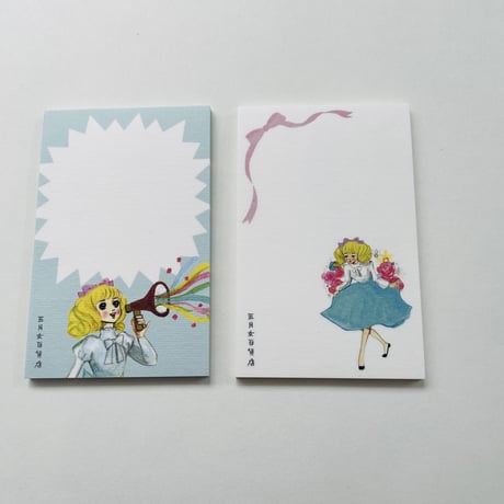 ケイ子のオトメモセット（ブルー＆リボン）