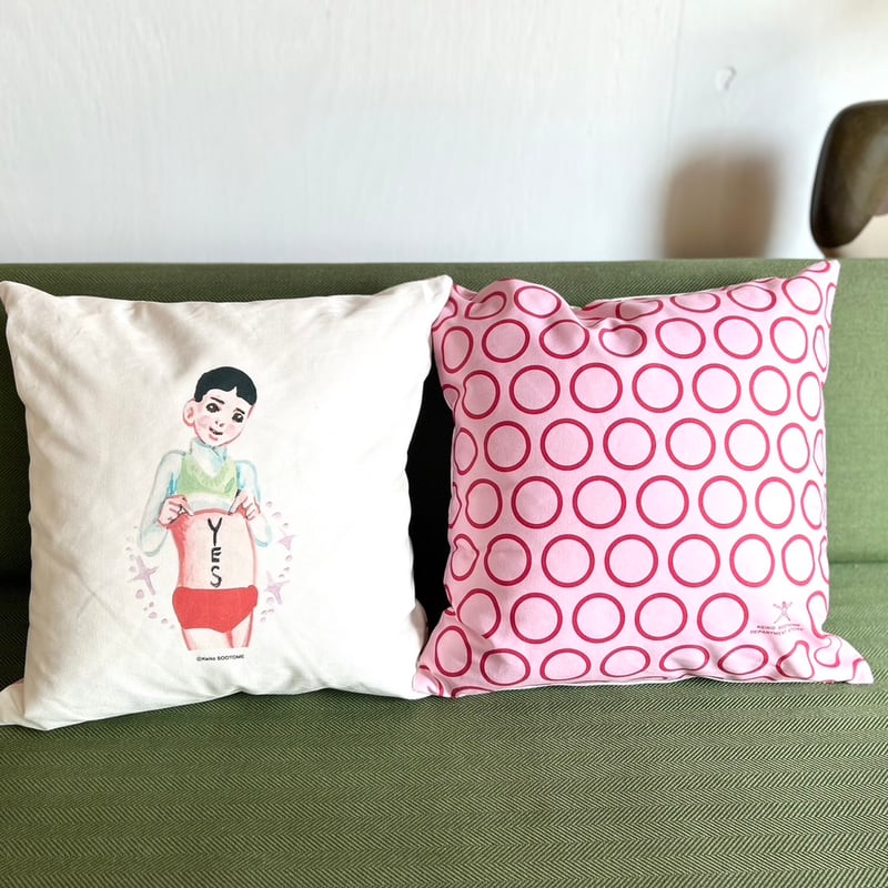 YES/NOクッションカバー2枚セット | 五月女百貨店