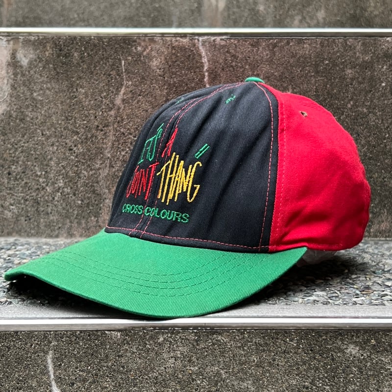 CROSS COLOURS/クロスカラーズ マルチカラー キャップ 90年代 CROSS COLOURS/クロスカラーズ マルチカラー キャップ 90年代