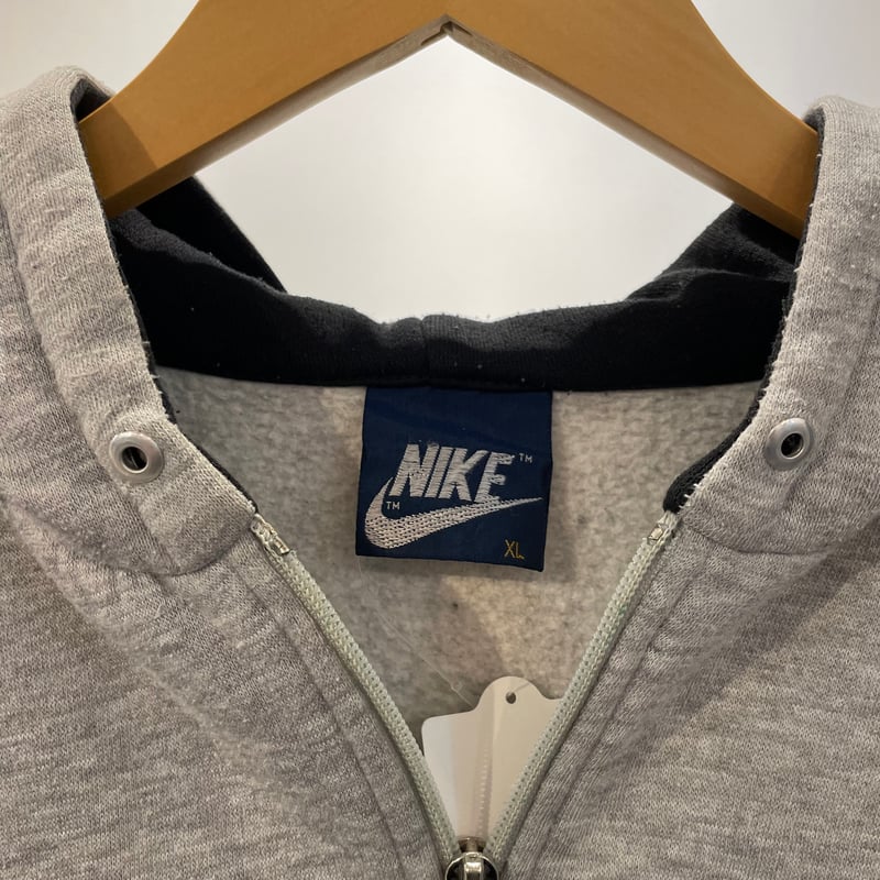 NIKE/ナイキ ジップフードスウェット 80年代 紺タグ (USED NIKE/ナイキ ジップフードスウェット 80年代 紺タグ (USED