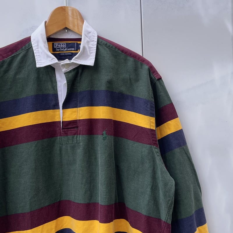 Polo Ralph Lauren/ポロラルフローレン ボーダーラガーシャツ 90年代