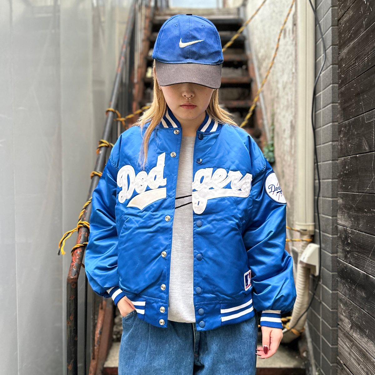 3981 ファッション 週末値下げ！ドジャース スタジャン フェルコ社製