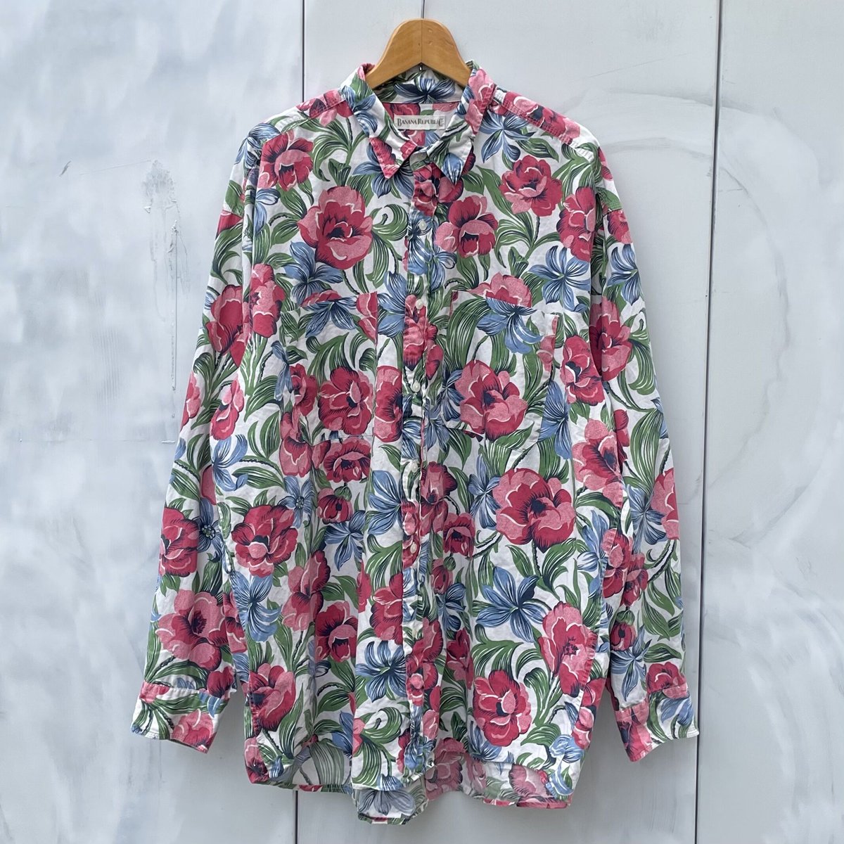 BANANA REPUBLIC/バナナリパブリック 花柄シャツ 90年代 (USED
