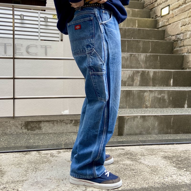 DICKIES/ディッキーズ デニムペインターパンツ 2000年代 (USED DICKIES/ディッキーズ デニムペインターパンツ 2000年代 (USED