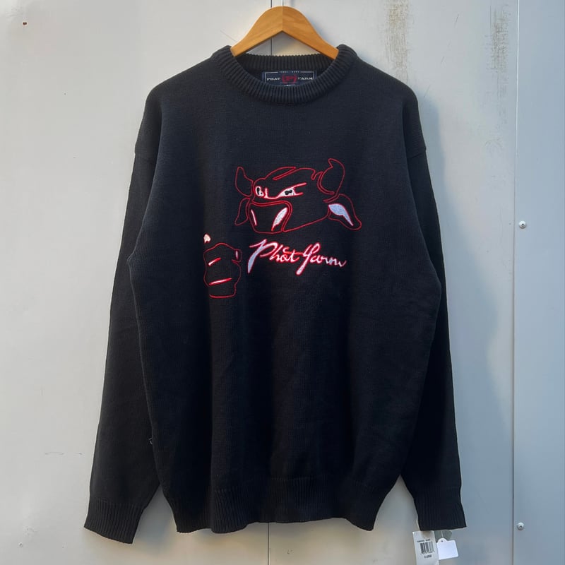 PHAT FARM/ファットファーム ロゴセーター 00年前後 (DEADSTOCK PHAT FARM/ファットファーム ロゴセーター 00年前後 (DEADSTOCK