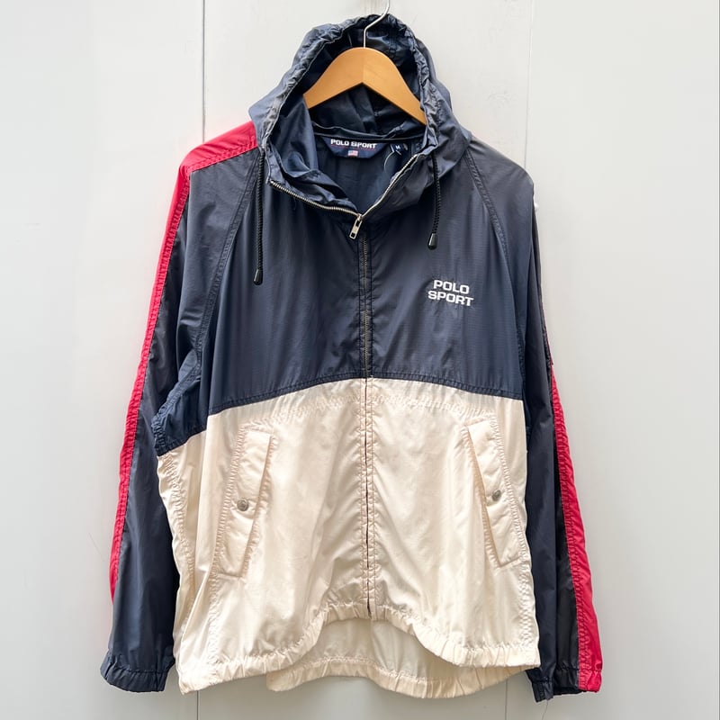 POLOSPORT/ポロスポーツ ビッグロゴ フードジャケット 90年代 POLOSPORT/ポロスポーツ ビッグロゴ フードジャケット 90年代