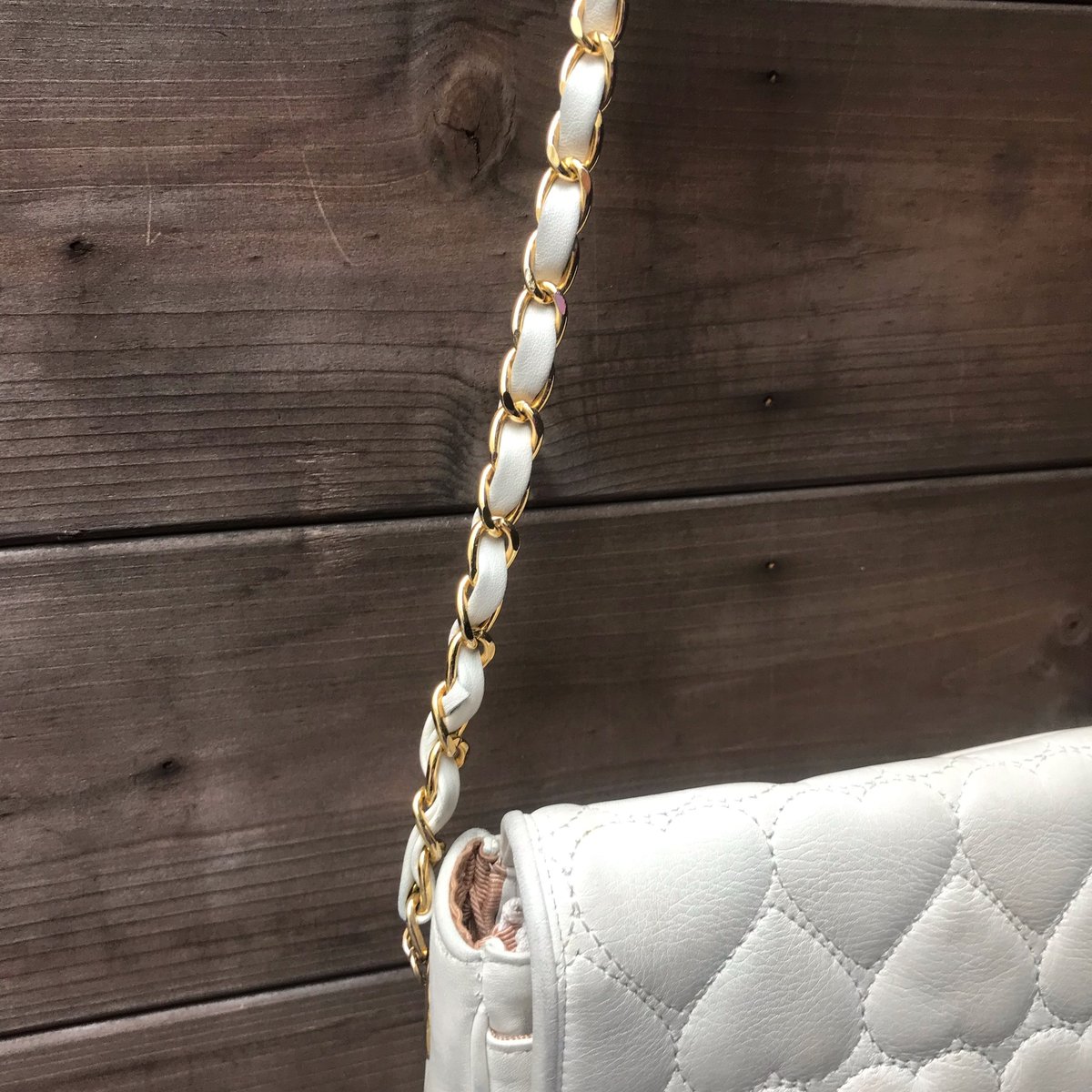 MOSCHINO/モスキーノ レザーショルダーバッグ 90年代 (USED) | chamel 