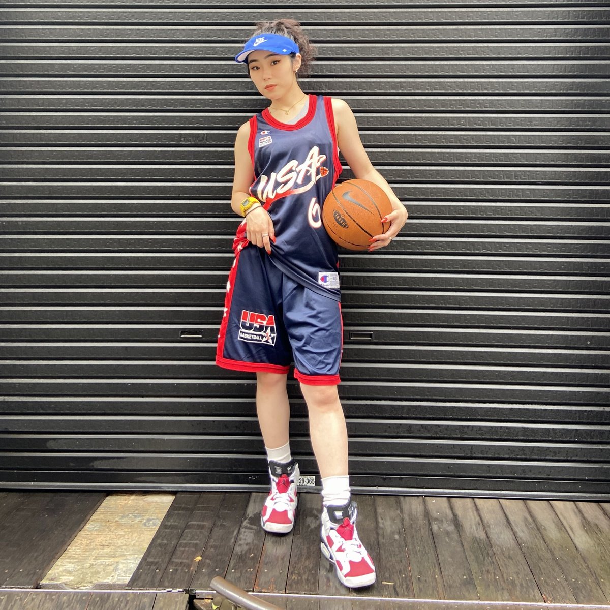 Champion USA BASKETBALL TEAM/チャンピオン アメリカ代表バスケットショーツ 90年代 Made In USA (USED)