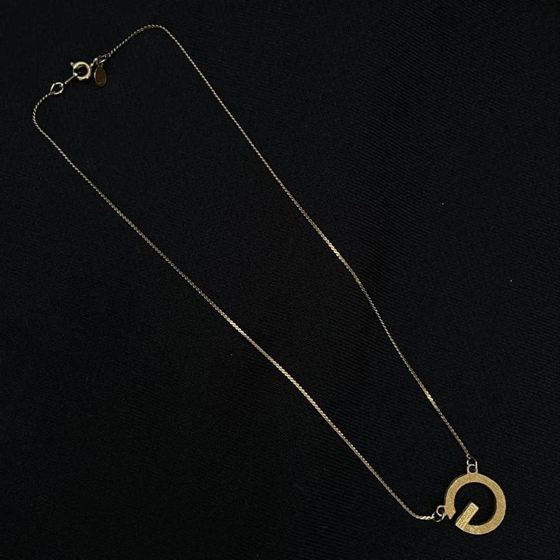 GIVENCHY/ジバンシィ ゴールドカラーネックレス 90年代 (USED