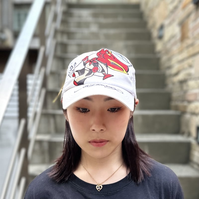 希少 エドハーディー edhardy キャップ y2k 平成ギャル grunge レア☆希少エドハーディed hardy キャップ帽子 y2k スカル