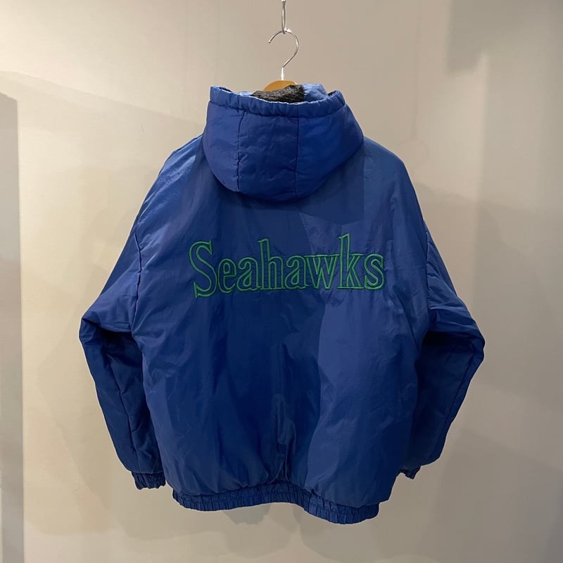 ◎NFL シアトル・シーホークス ハーフジップ ソフトシェルジャケット【2XL】 NFL シアトル・シーホークス ハーフジップ ソフトシェル