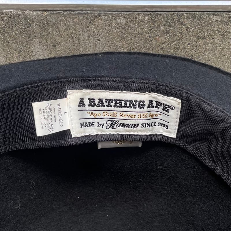 初期 90s A BATHING APE エイプ BAPE ウール ジャケット 初期 90s A BATHING APE エイプ BAPE ウール ジャケット