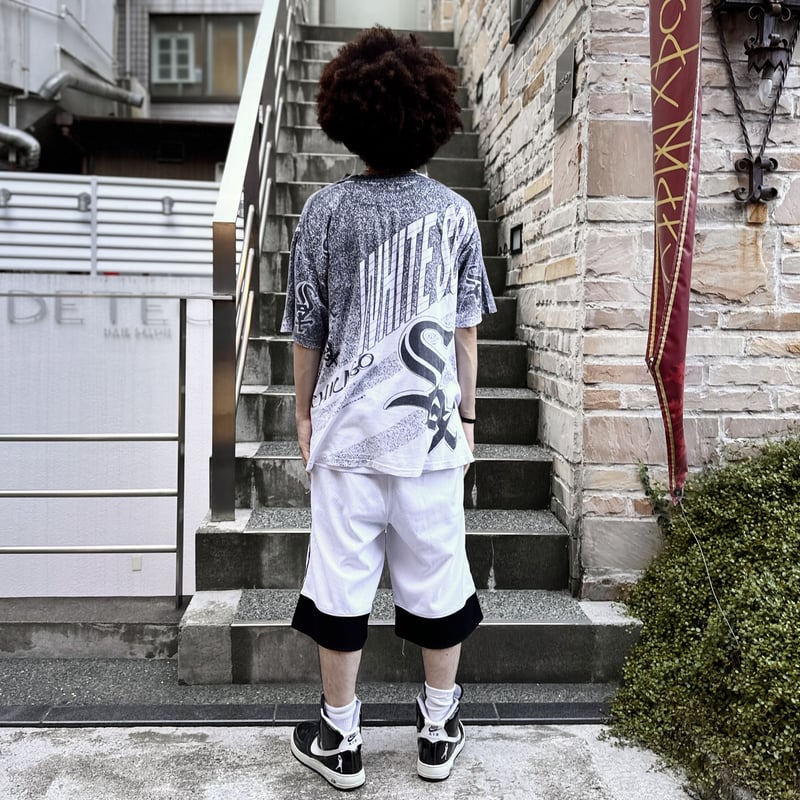 MLB WHITE SOX/セーラム シカゴホワイトソックス 総柄Tシャツ 91