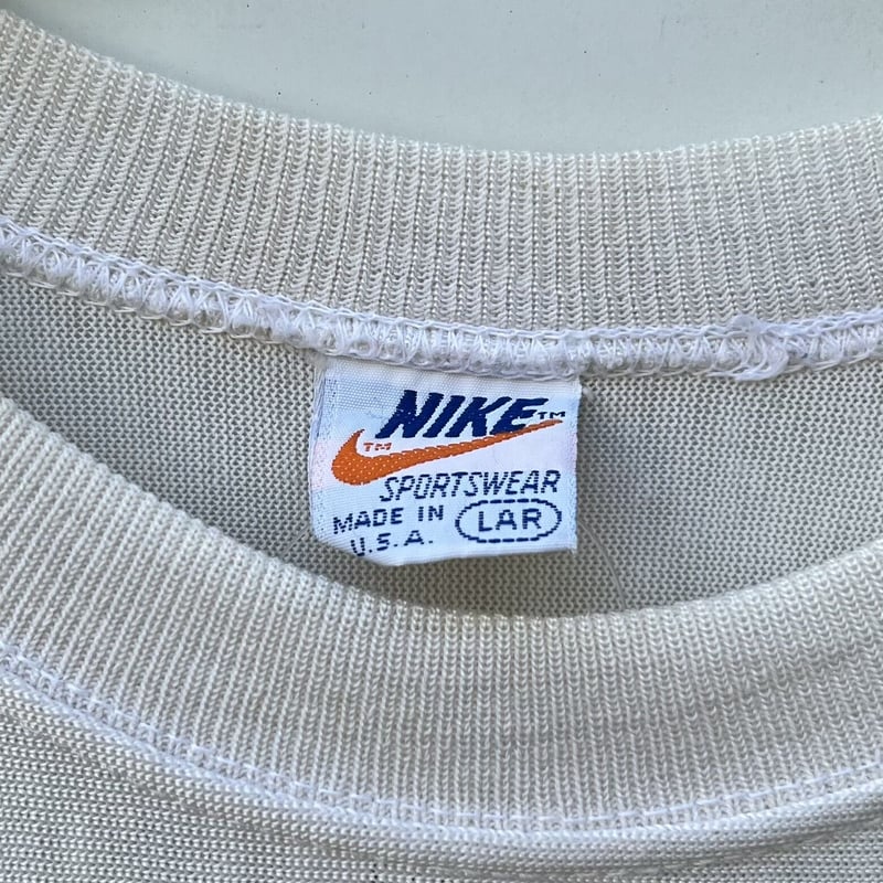 NIKE/ナイキ ゴツロゴフットボールTシャツ 80年前後 Made in USA (USED...