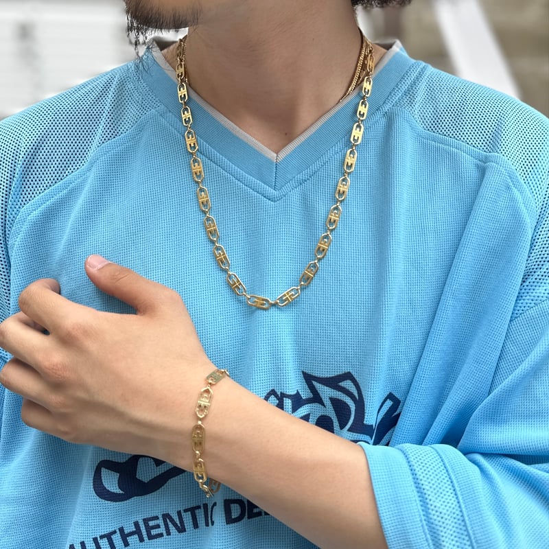 GIVENCHY/ジバンシィ ゴールドカラーネックレス&ブレスレット 80 GIVENCHY/ジバンシィ ゴールドカラーネックレス&ブレスレット 80