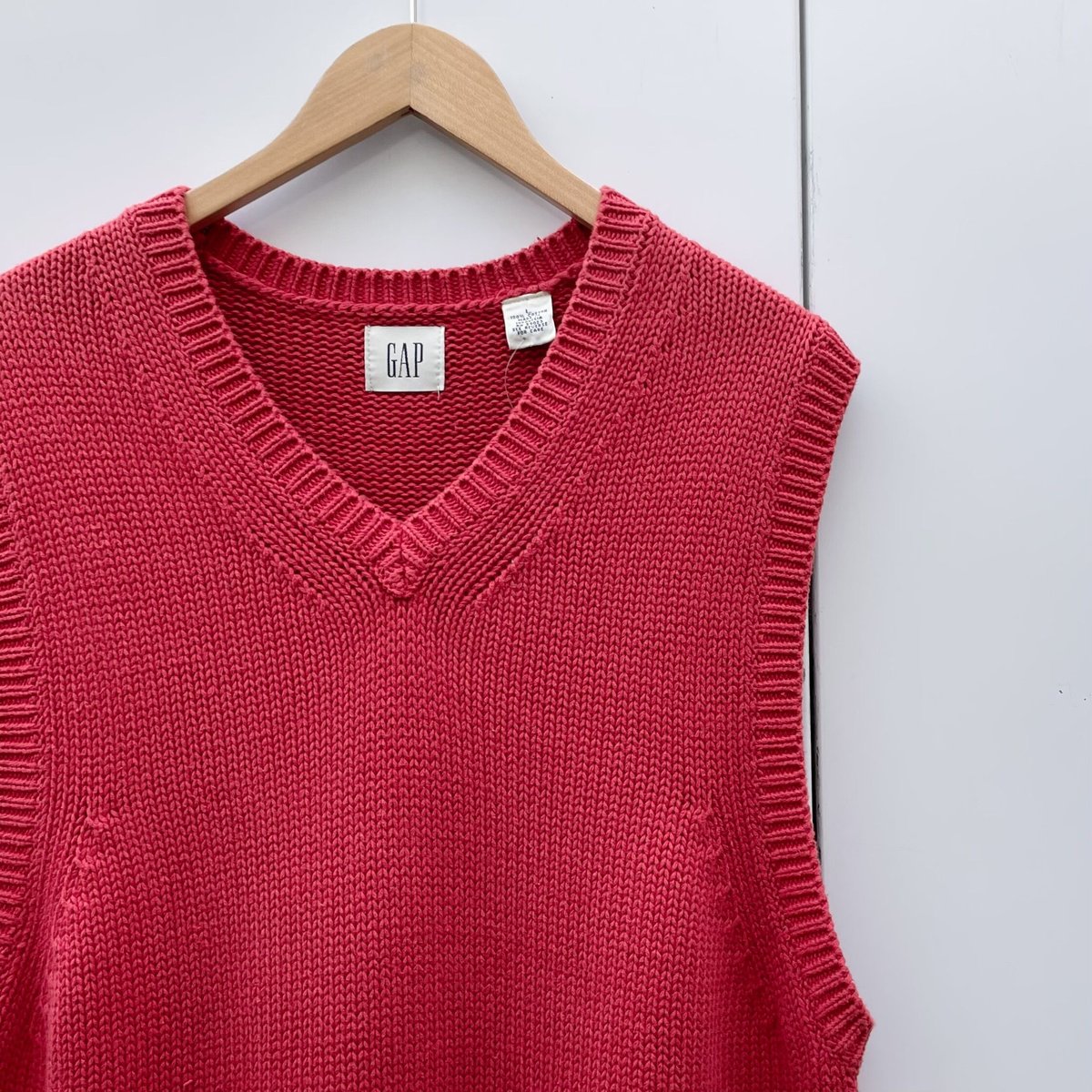 GAP/ギャップ コットンニットベスト 90年代 (DEADSTOCK