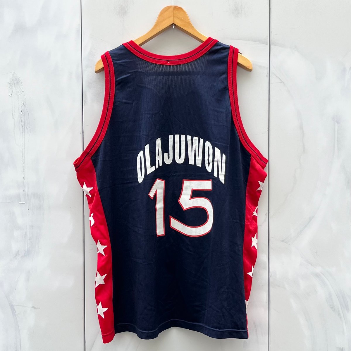 【古着GAME TOPS CHAMPION USA BASKETBALLタンクトップ紺48】チャンピオンバスケットボールアメリカ代表MILLER10LASTDANCE fit=scale-down,w=1200