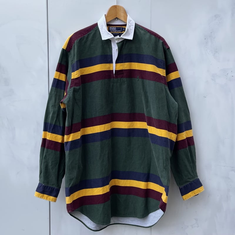 Polo Ralph Lauren/ポロラルフローレン ボーダーラガーシャツ 90年代 ...