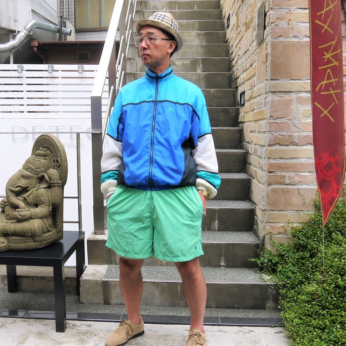 NIKE /ナイキ ウィンドブレーカージャケット 90年前後 銀タグ