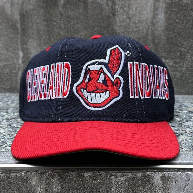 00s vintahe インディアンス　MLB スナップバック　キャップ　帽子
