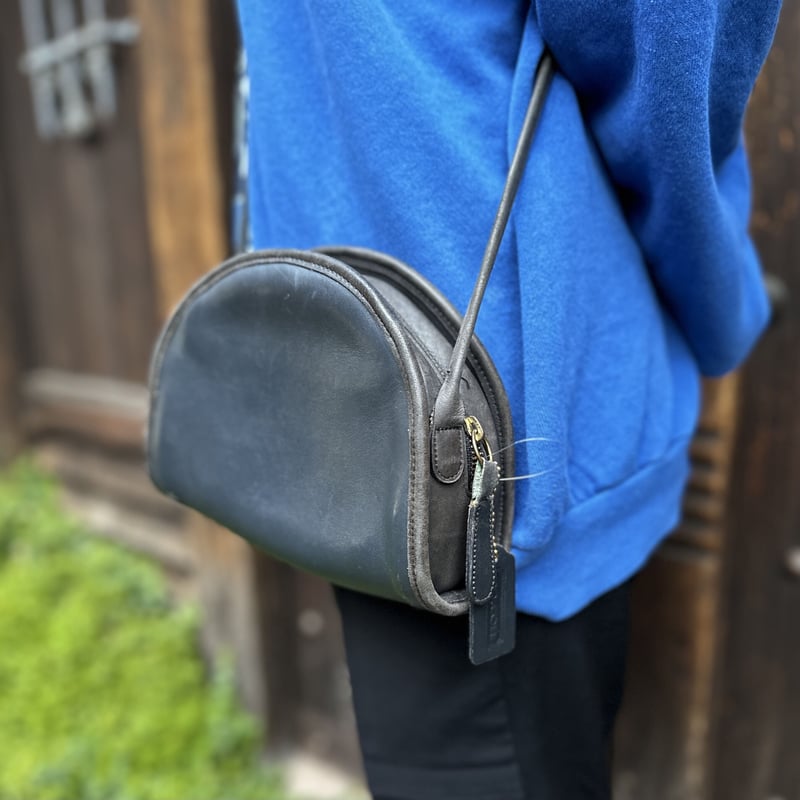 COACH/コーチ レザースモールショルダーポーチ 90年代 Made in