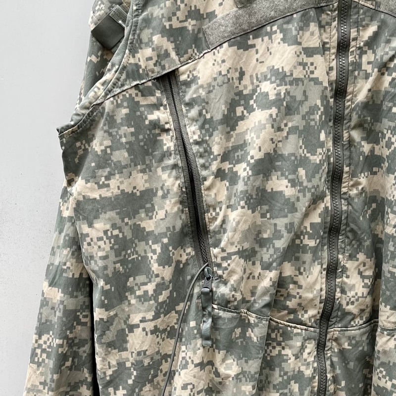 2000年代～  米軍実物 U.S.ARMY CHEMICAL PROTECTIVE パンツ ミリタリー デジタルカモ カモフラージュ (メンズ M/R)   O9593約40cm裾幅