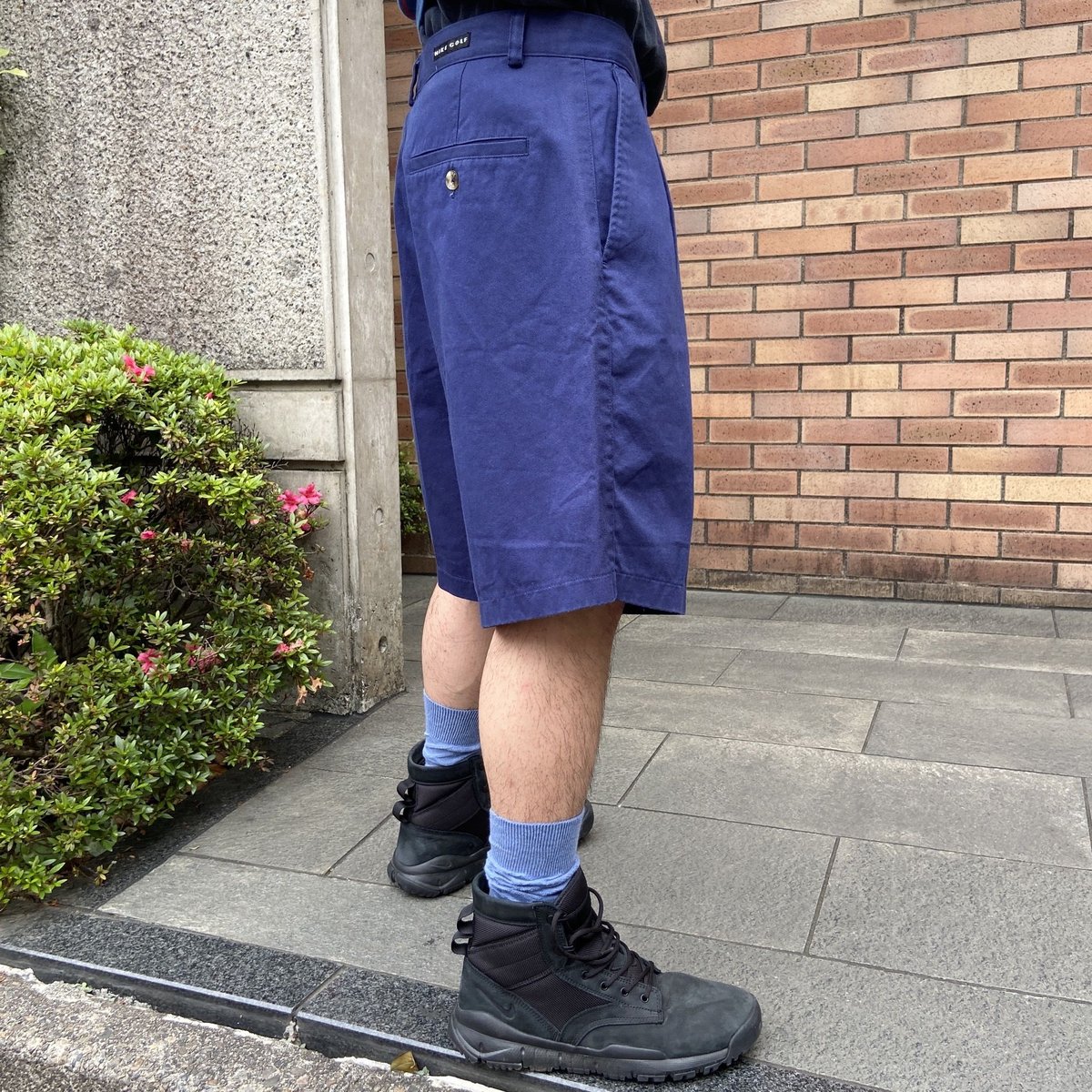 日本未発売 nike golf shorts ナイキ ゴルフ ショーツ 紺