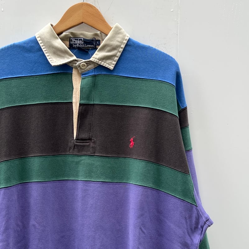 Polo Ralph Lauren/ポロラルフローレン ボーダー ラガーシャツ Polo Ralph Lauren/ポロラルフローレン ボーダー ラガーシャツ