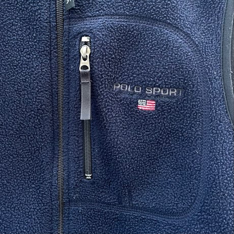 POLOSPORT/ポロスポーツ リバーシブルベスト 90年代 Made in USA (USED)