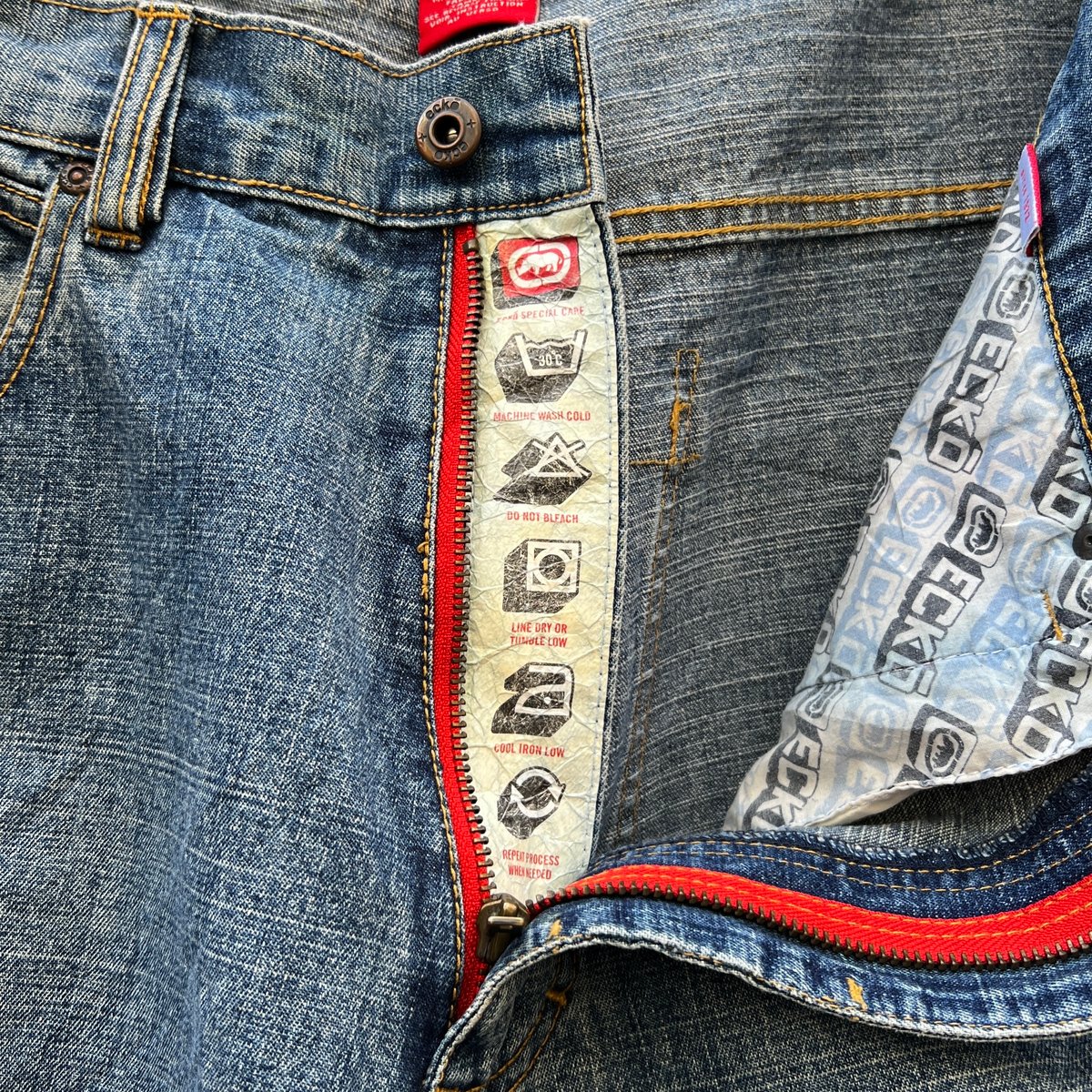 ECKO UNLTD/エコーアンリミテッド ウォッシュドジーンズ 90年代 ECKO UNLTD/エコーアンリミテッド ウォッシュドジーンズ 90年代